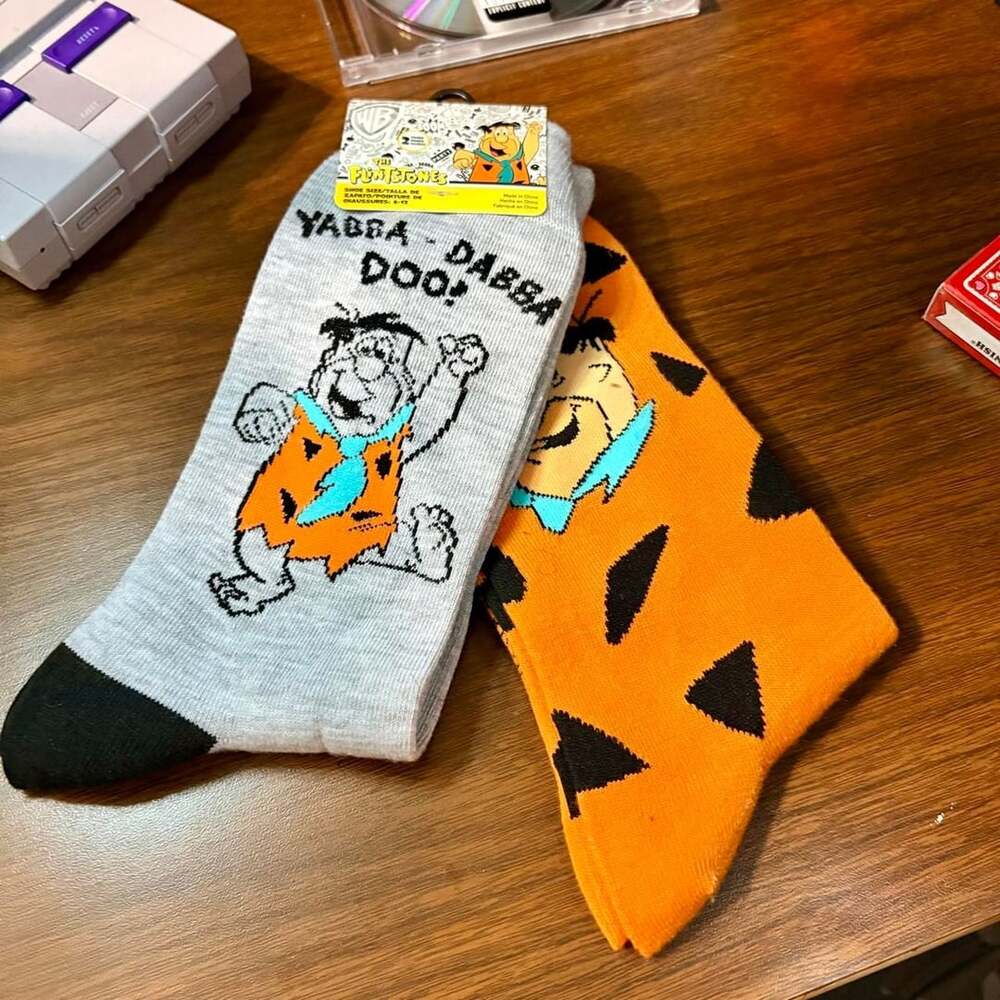 The Flintstones Fred Flintstone 2-Pack Socks Size 6-12